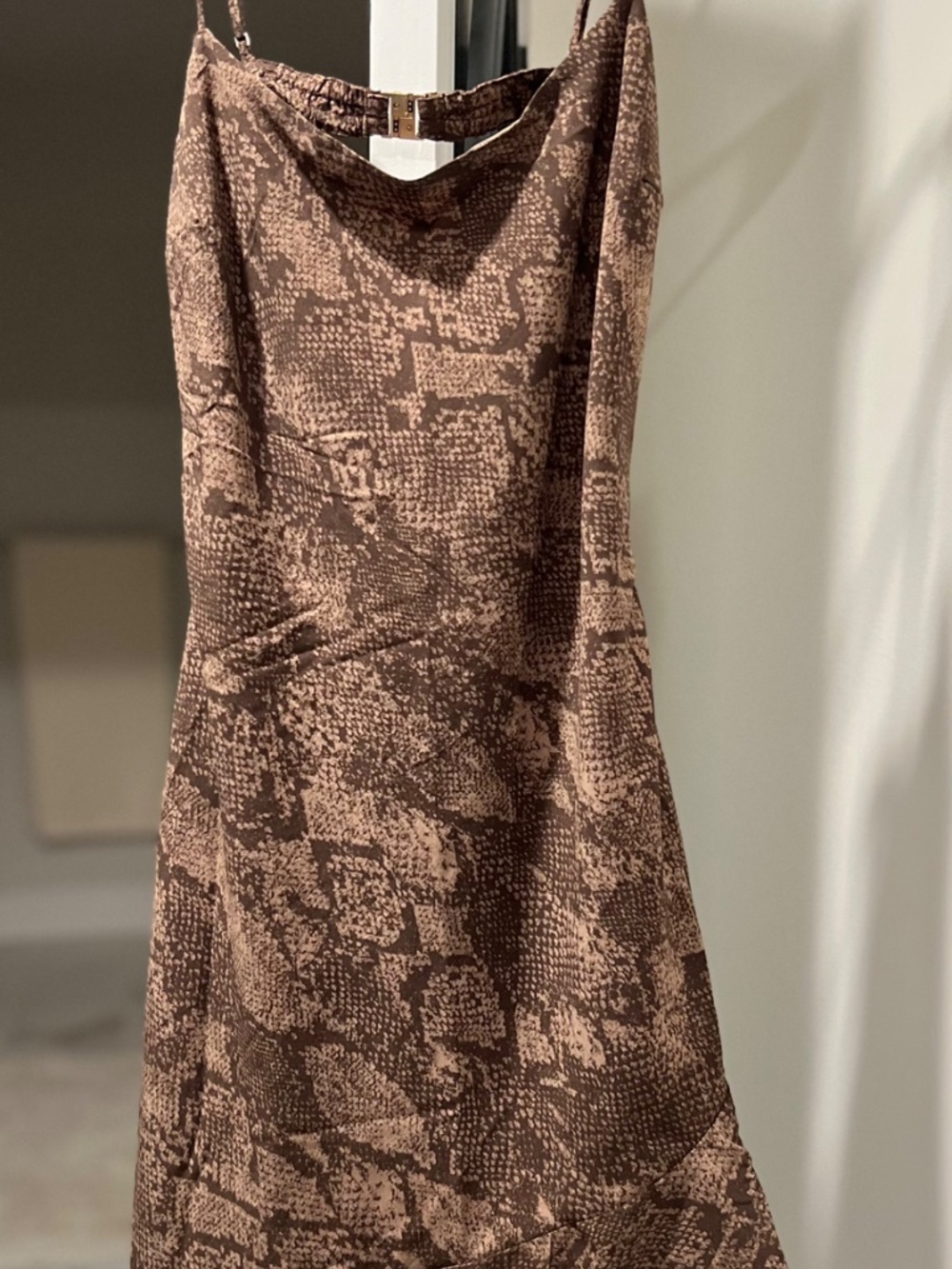 Asymmetrical Clasp Back Dress - Picture 5 of 7